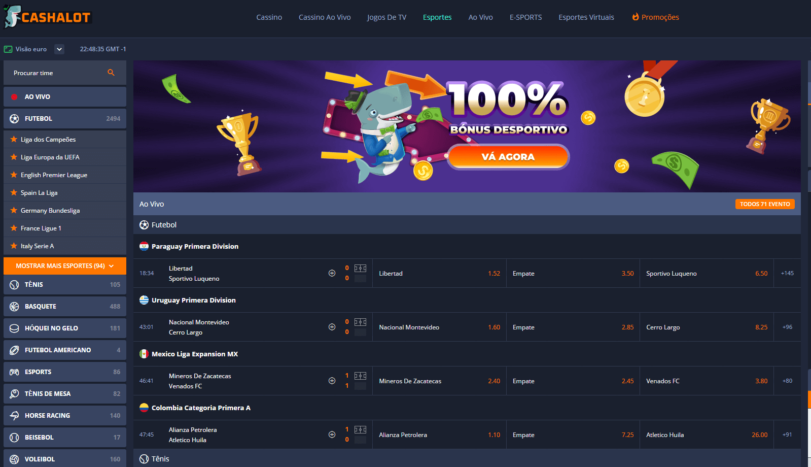 hockey betting online